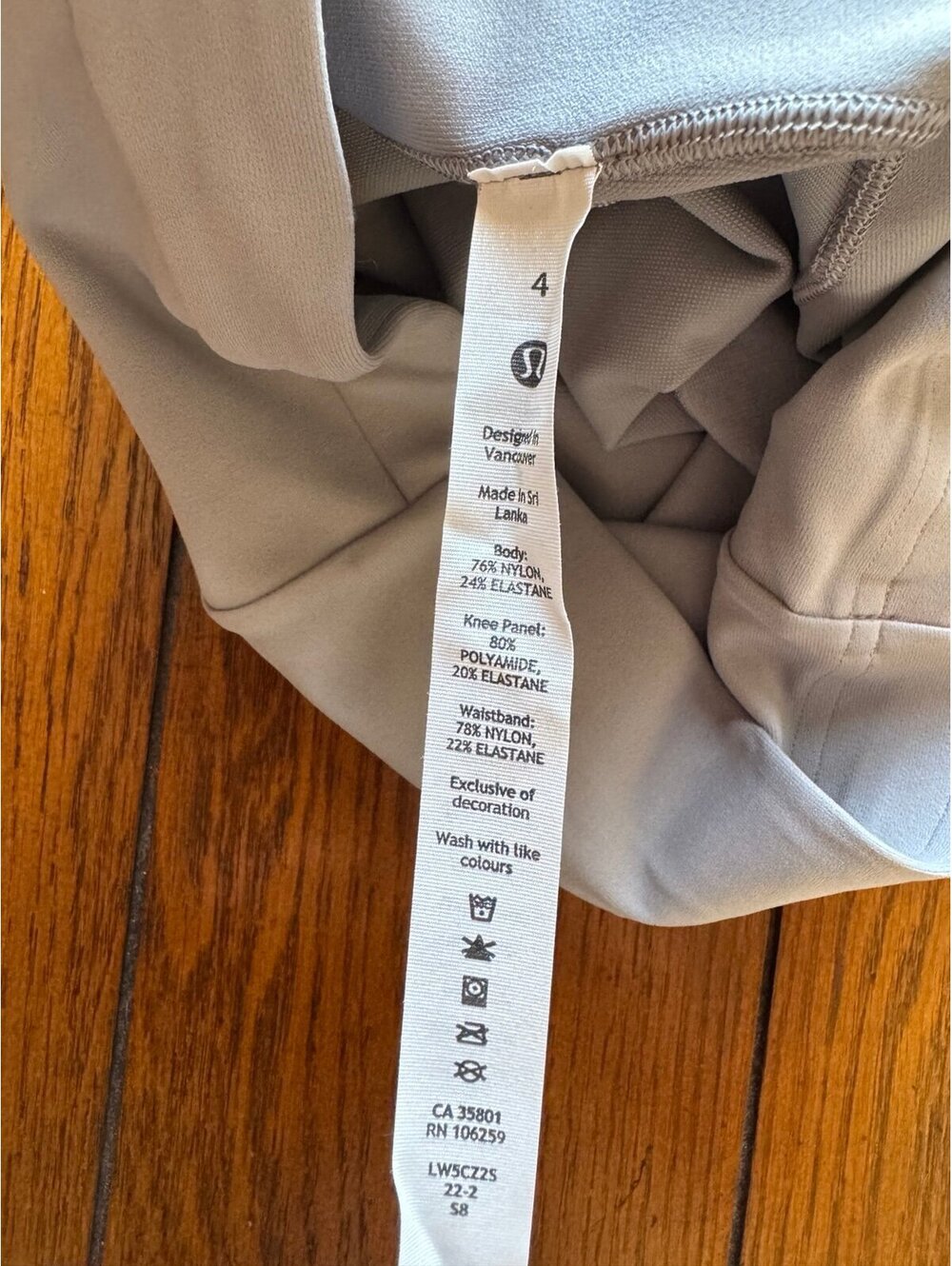 Lululemon SenseKnit High Rise 28” Rhino Grey Size 4 NWT - Picture 6 of 7